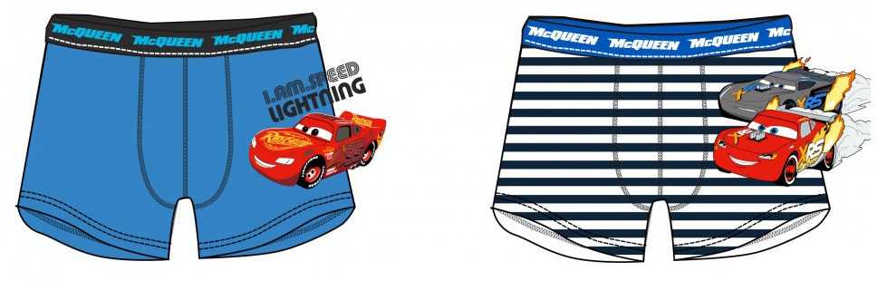 Disney Cars vaikiškos bokseriai, 2 vnt. pakuotėje, 2/3 metų vaikams