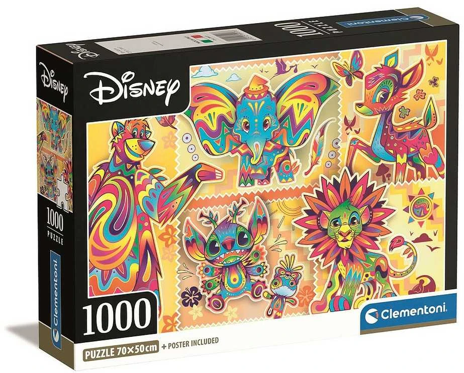 Clementoni Dėlionė 1000 vnt. - Disney personažai