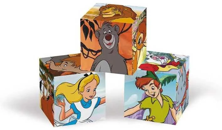 Clementoni Clementoni Paveikslėlių kaladėlės 6 vnt. Disney Classic 40657