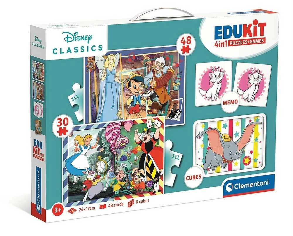 Clementoni žaislai CLE Edukit 4in1 Disney Classic 18290