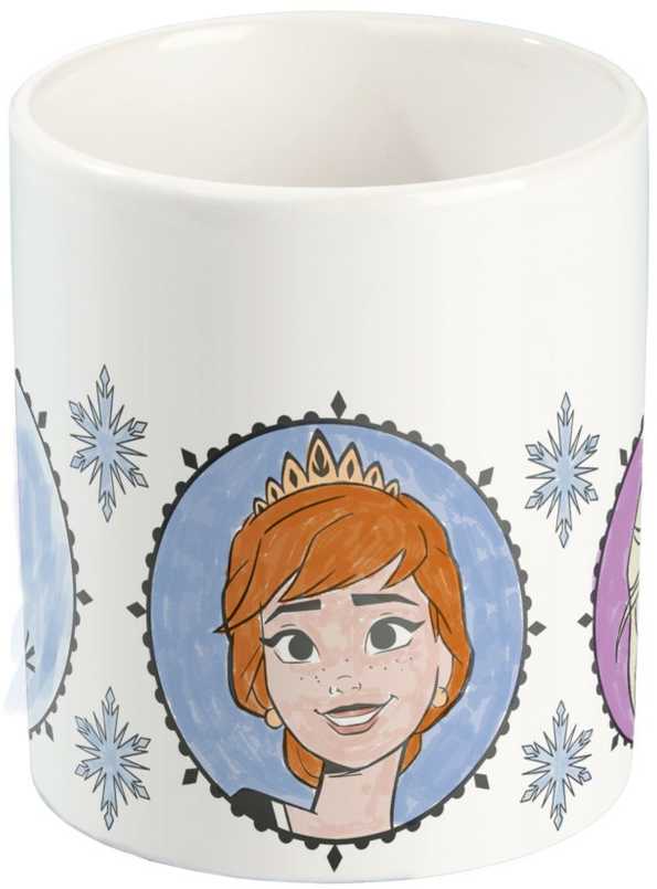 „Disney“ dažomas porcelianinis puodelis „Frozen“ 235 ml dovanų dėžutė