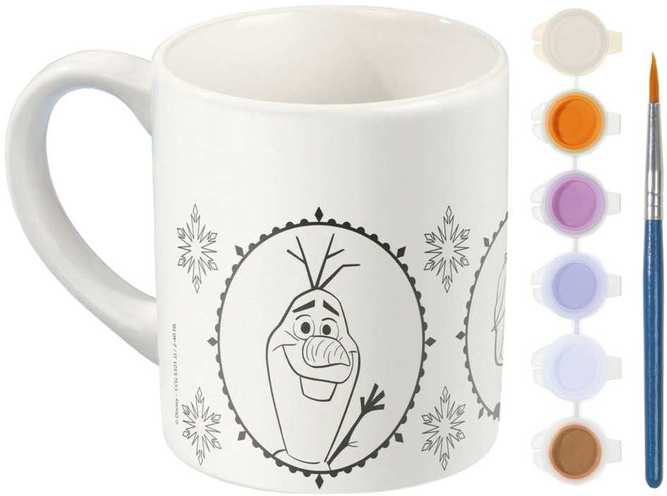 „Disney“ dažomas porcelianinis puodelis „Frozen“ 235 ml dovanų dėžutė