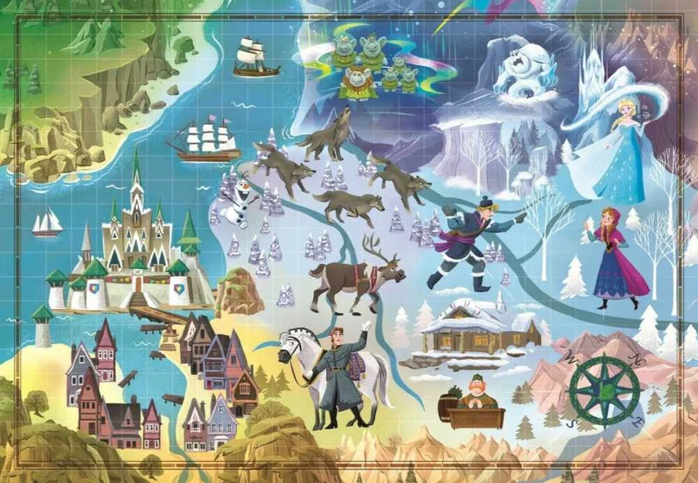 Clementoni Dėlionė 1000 vnt. - Disney Frozen