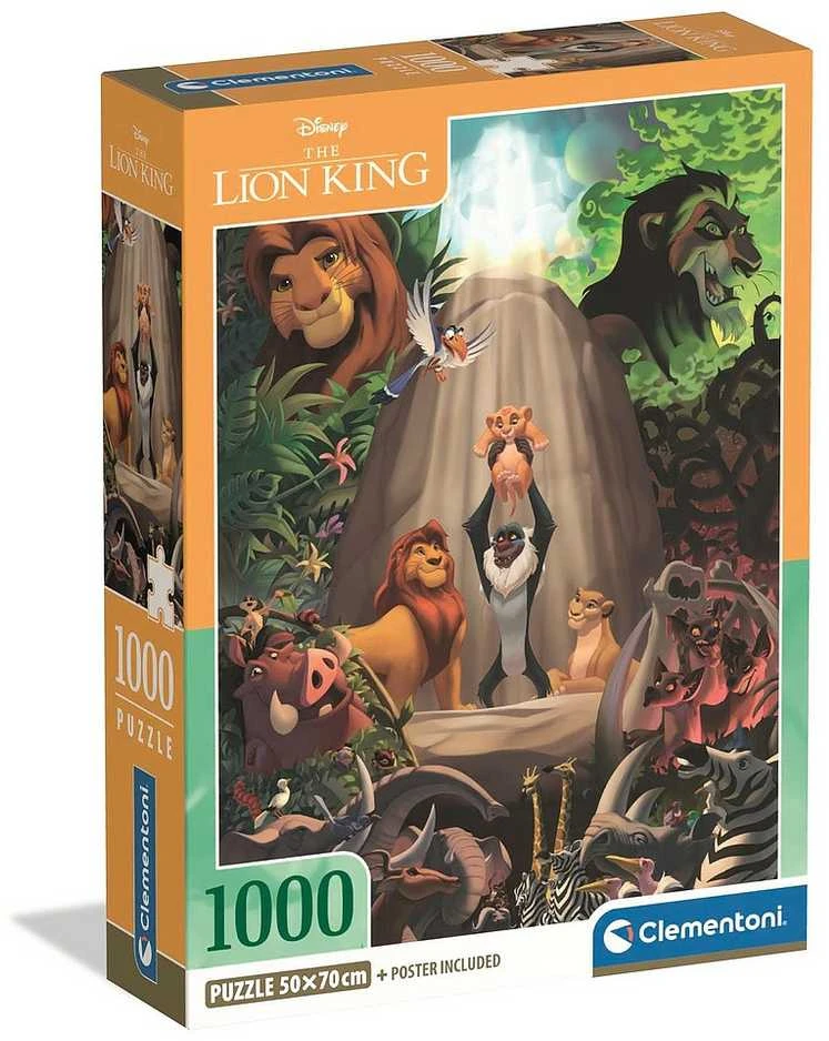 Clementoni Dėlionė 1000 vnt. - Liūtas karalius