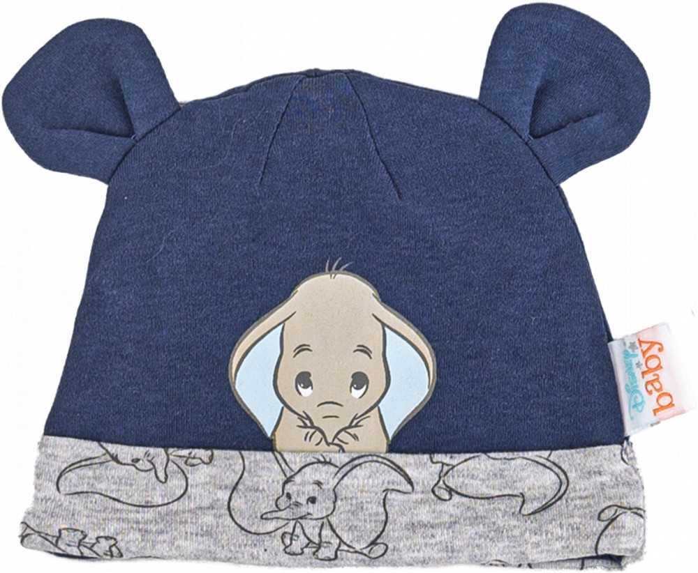 Kepurė Disney Dumbo kūdikio kepurių dviejų dalių komplektas 74/80 cm