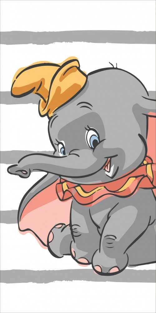 Dumbo "Stripe" Vaikiškas rankšluostis, 70x140 cm
