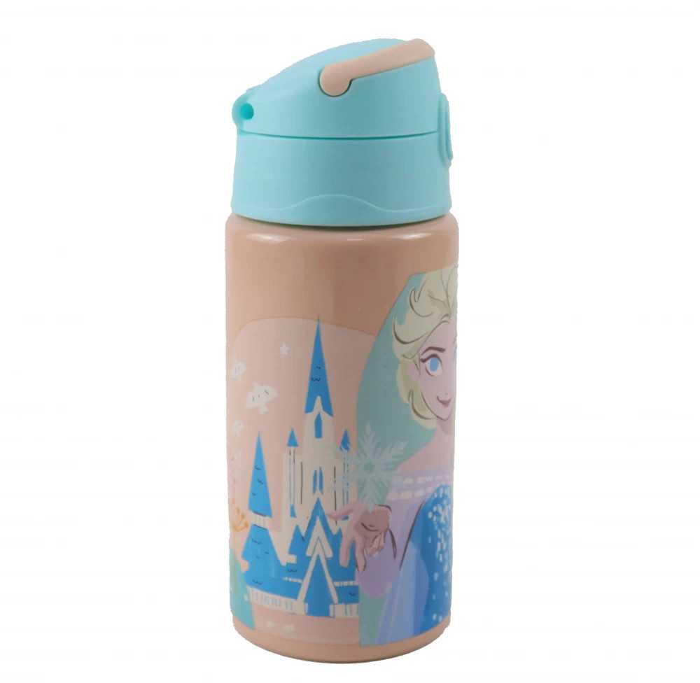Disney Frozen Adventure aliumininis buteliukas su kabliuku 500 ml