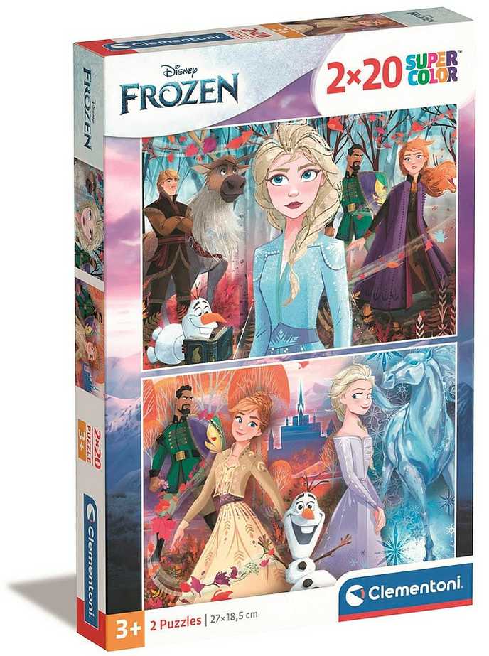 Clementoni Dėlionė 2x20 vnt. - Frozen 2