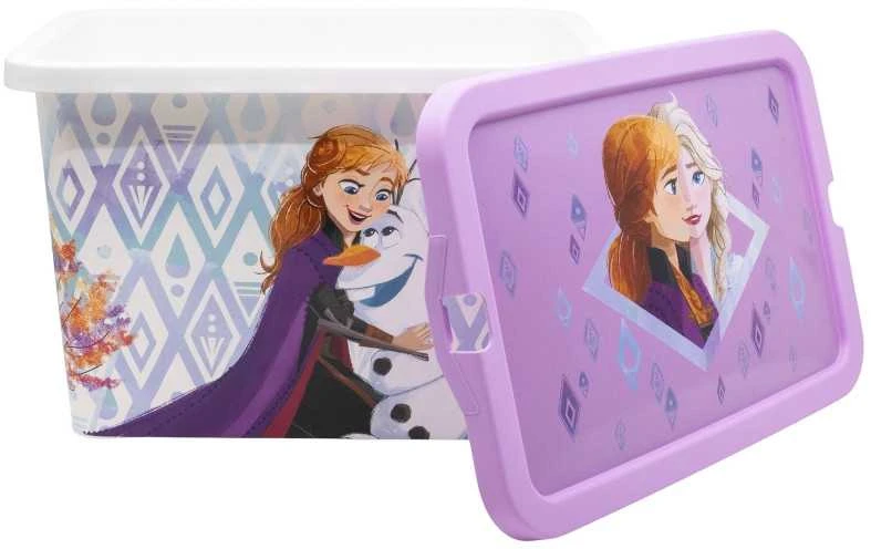 „Disney“ „Frozen“ elementų plastikinė laikymo dėžė, 7 l