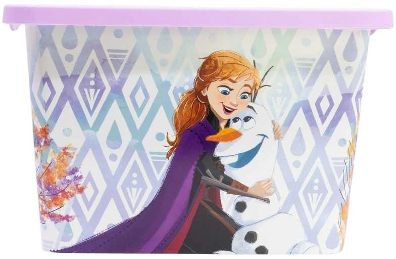 „Disney“ „Frozen“ elementų plastikinė laikymo dėžė, 7 l