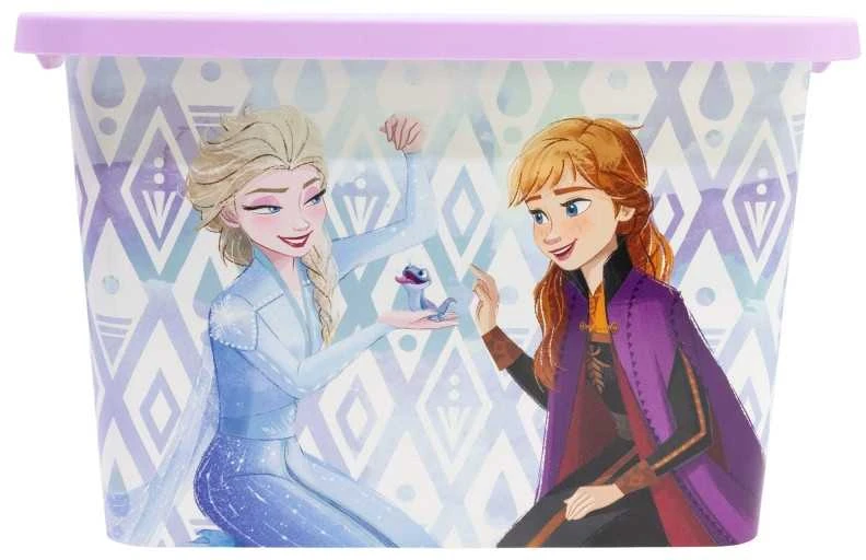 „Disney“ „Frozen“ elementų plastikinė laikymo dėžė, 7 l