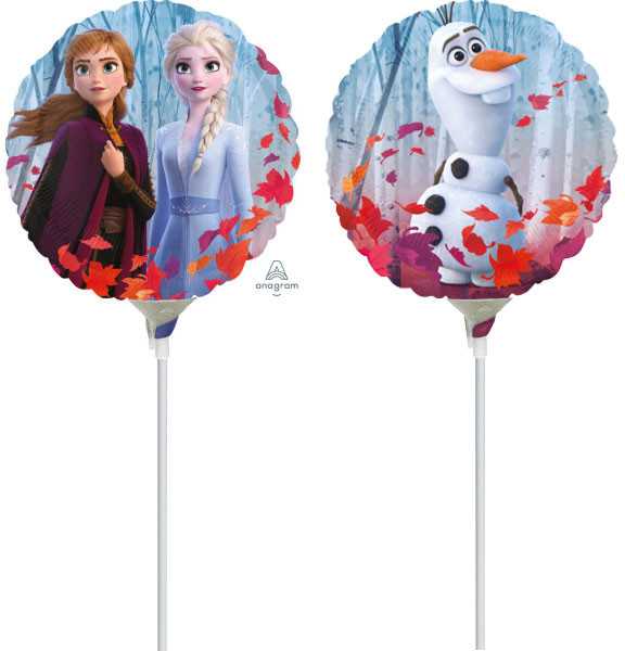 AMSCAN Folijos balionas Frozen 2 pagaliukui - Frozen - cm - 1 vnt universalus