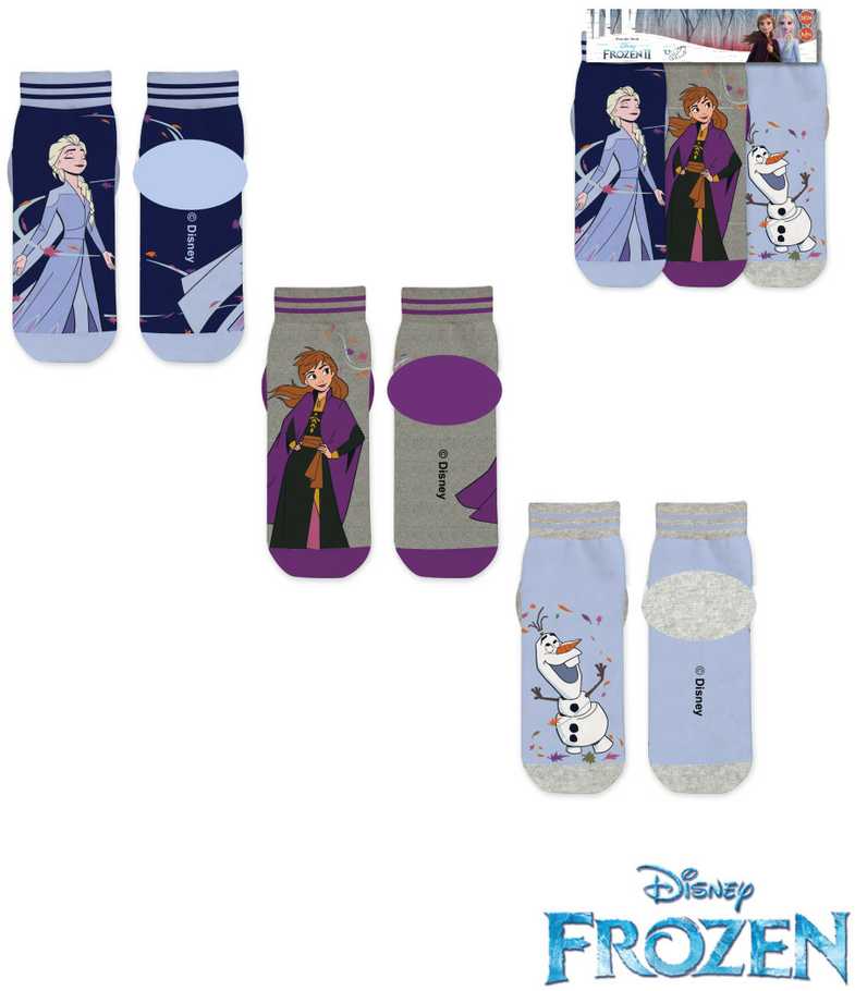 Disney Frozen Mythic vaikiškos nematomos kojinės 27/30