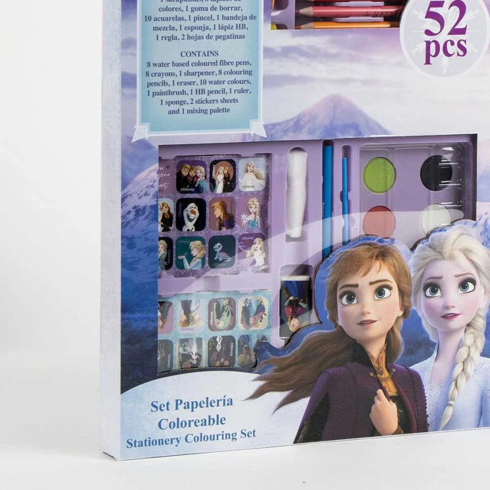 CERDÁ Disney Frozen colouring stationery set 52pcs