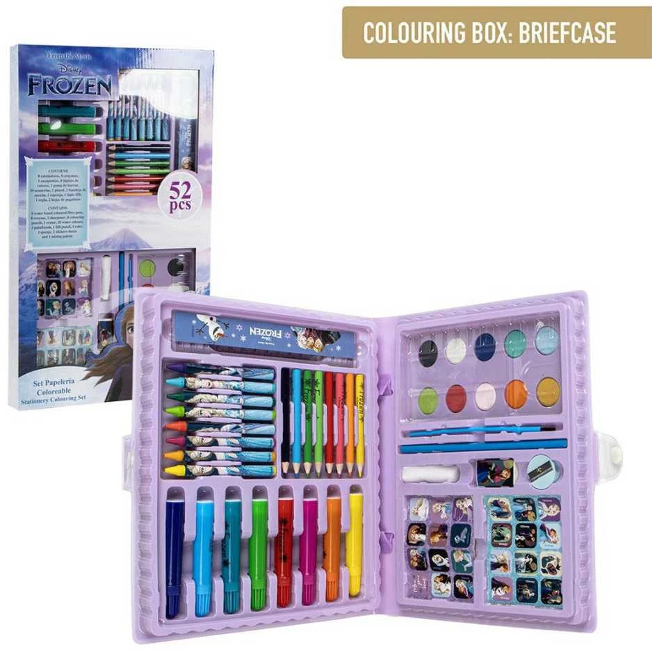 CERDÁ Disney Frozen colouring stationery set 52pcs