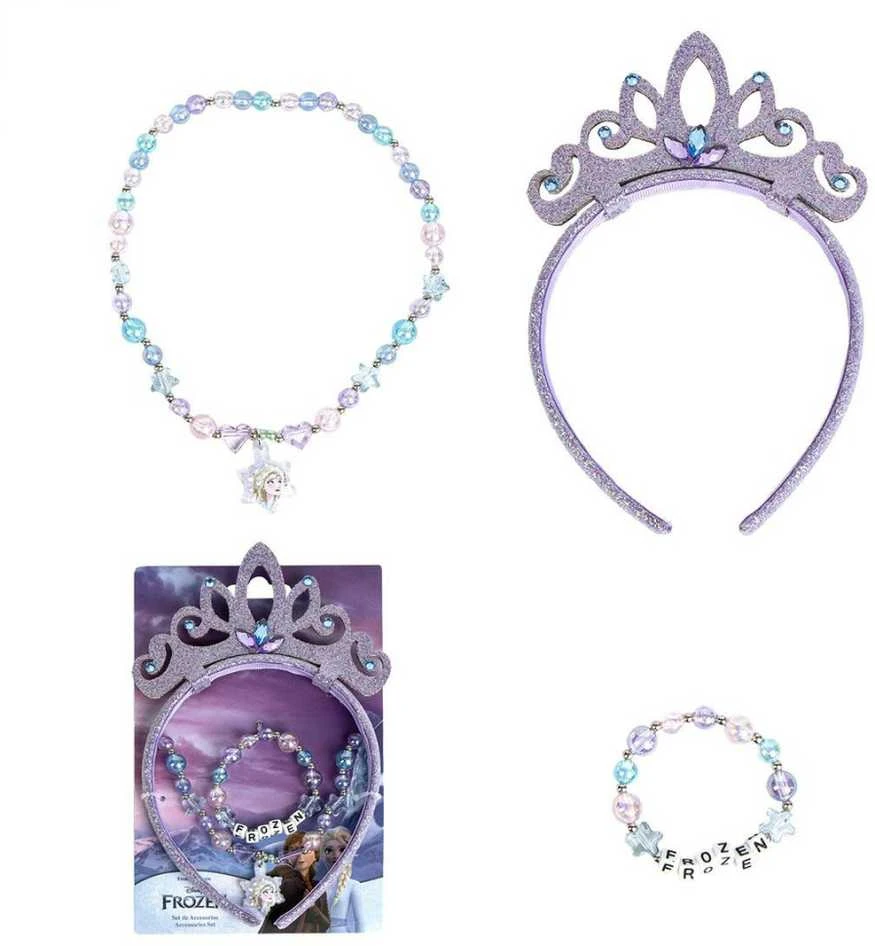 „Disney“ „Frozen“ snaigių papuošalų ir galvos juostos rinkinys