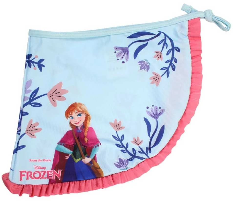 „Disney Frozen“ vaikiškas maudymosi kostiumėlio ir sarongo komplektas 7-8 metų / 122-128 cm