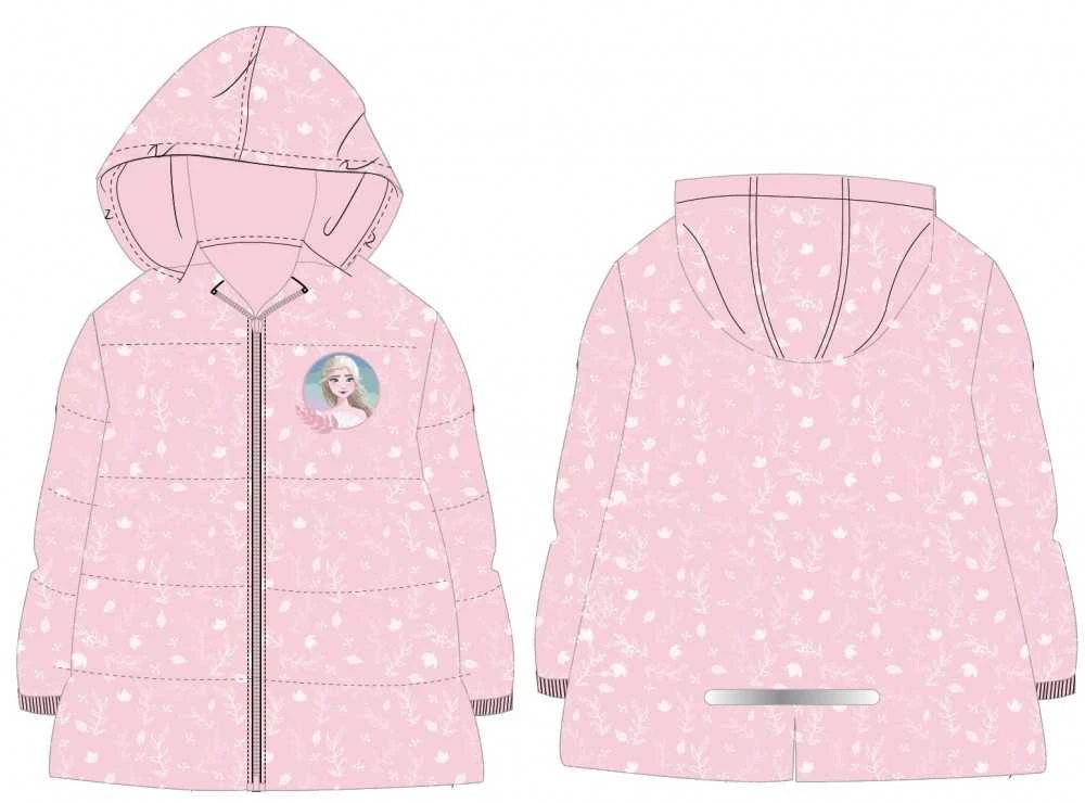 „Disney Frozen“ vaikiškas paminkštintas paltas, 5 metai