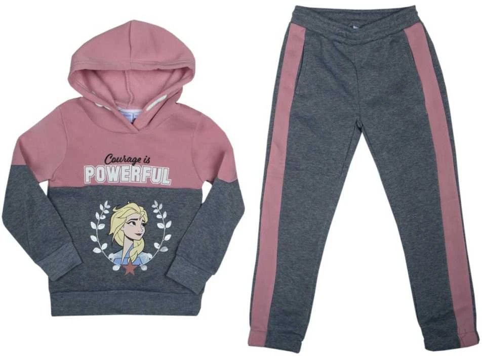 Disney „Frozen“ vaikiškas sportinis kostiumas, bėgimo komplektas 8 metams
