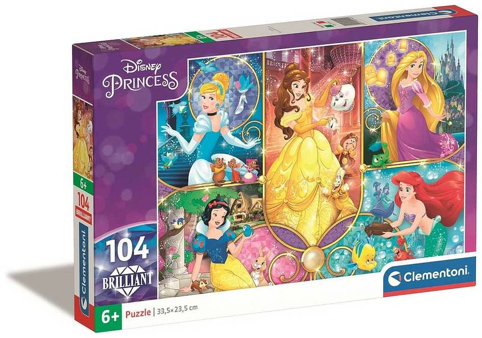 Clementoni Dėlionė 104 vnt. - Disney princesės