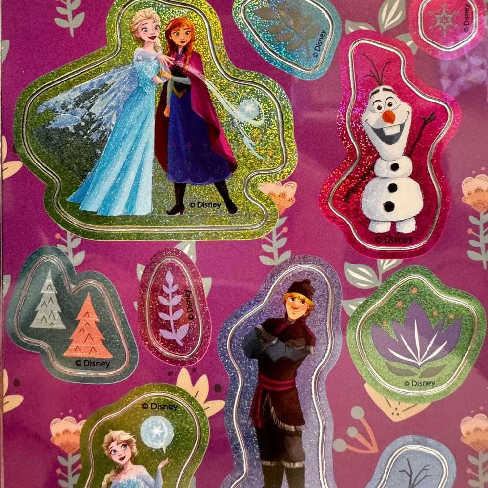 „Disney“ holografinių lipdukų rinkinys „Ledo šalis“