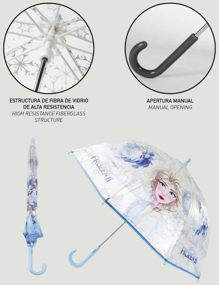 Skėtis Frozen Ø 78 cm Mėlyna