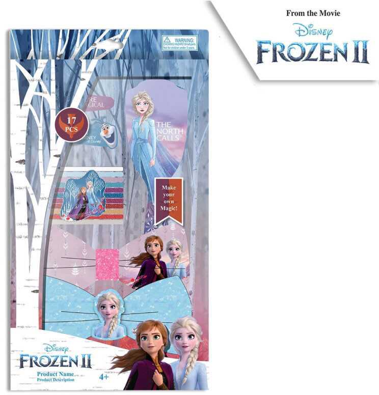„Disney“ „Ledo šalies“ plaukų aksesuarų rinkinys, 17 dalių
