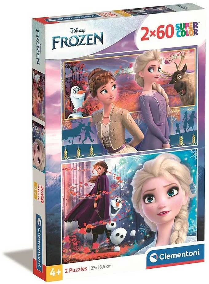 Clementoni Dėlionė 2x60 vnt. - Frozen 2