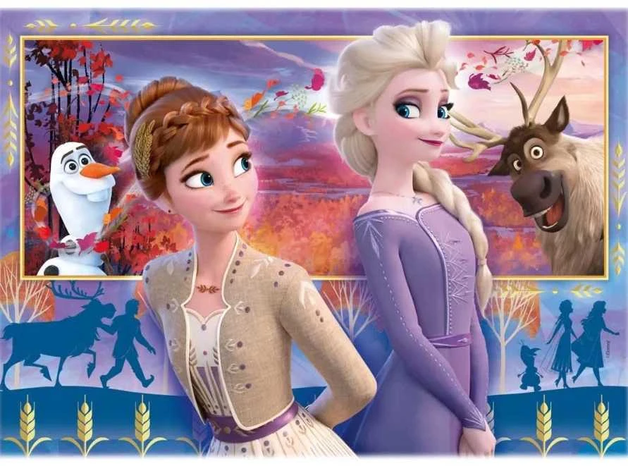 Clementoni Dėlionė 2x60 vnt. - Frozen 2