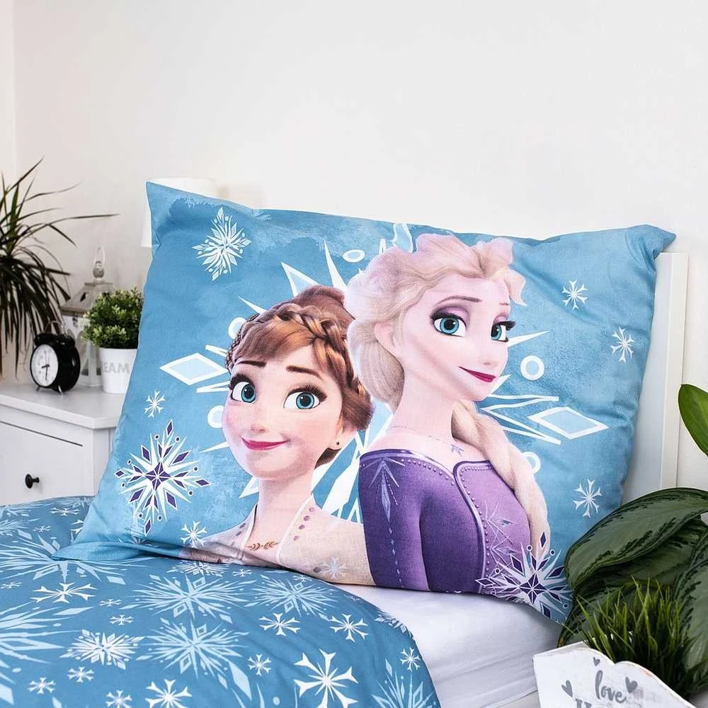 Disney „Ledo šalis“ baltos snaigės vaikiška patalynė 100–135 cm, 40–60 cm