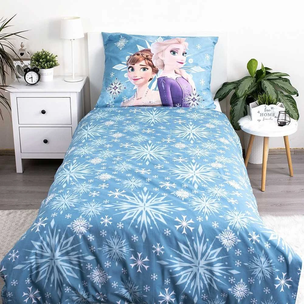 Disney „Ledo šalis“ baltos snaigės vaikiška patalynė 100–135 cm, 40–60 cm