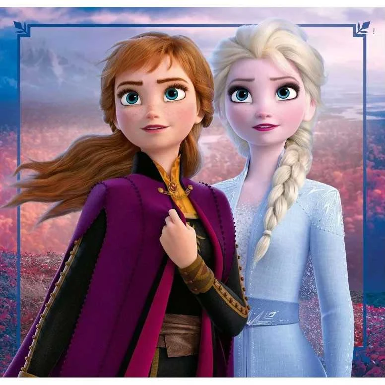 Clementoni Dėlionė 3x48 vnt. - Frozen