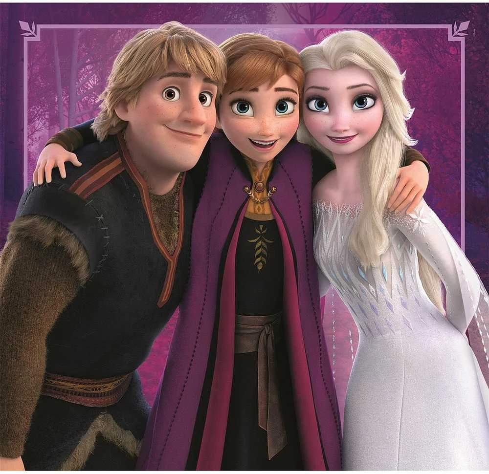 Clementoni Dėlionė 3x48 vnt. - Frozen