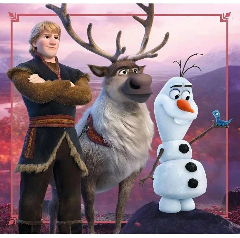 Clementoni Dėlionė 3x48 vnt. - Frozen