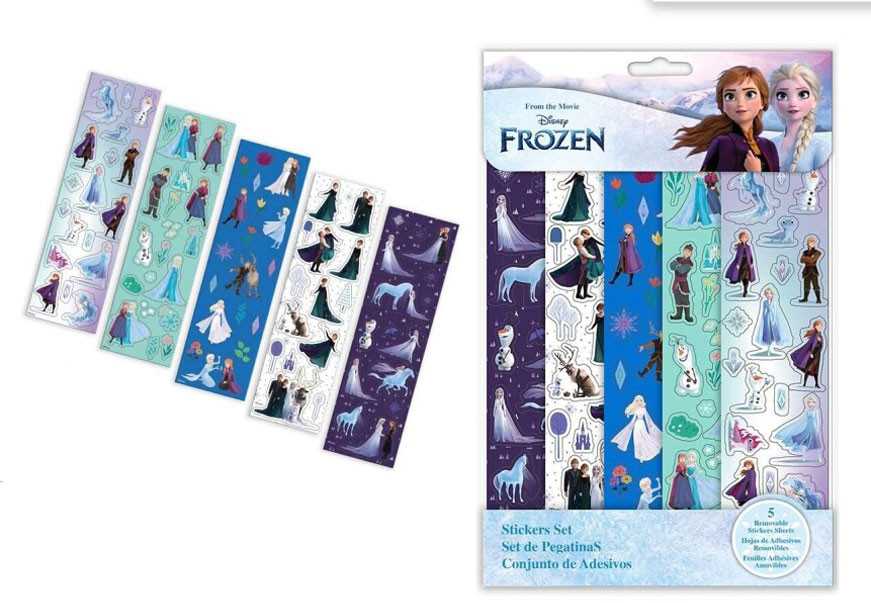 Grajlandia Rinkinys naklejek / Kraina Lodu / Frozen / Elsa / Anna / 58 vnt.