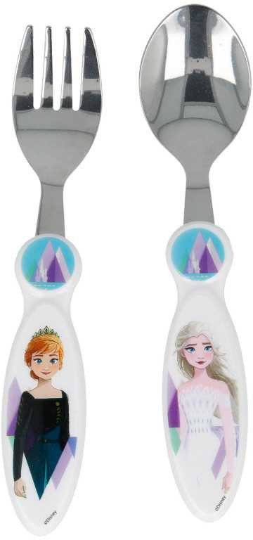 „Disney“ „Ledo šalis“ metalinių stalo įrankių rinkinys – 2 dalys