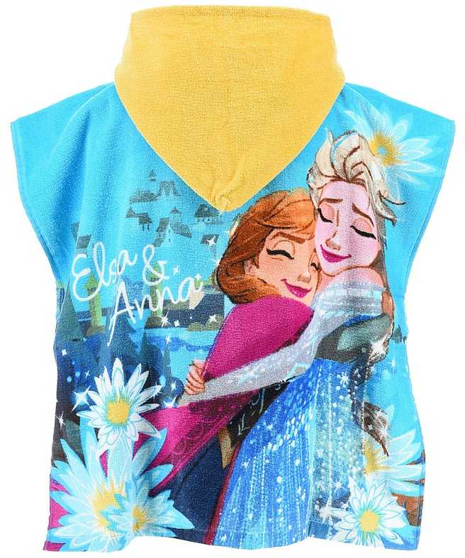 Disney Ledo šalis paplūdimio rankšluostis pončas 55x110 cm