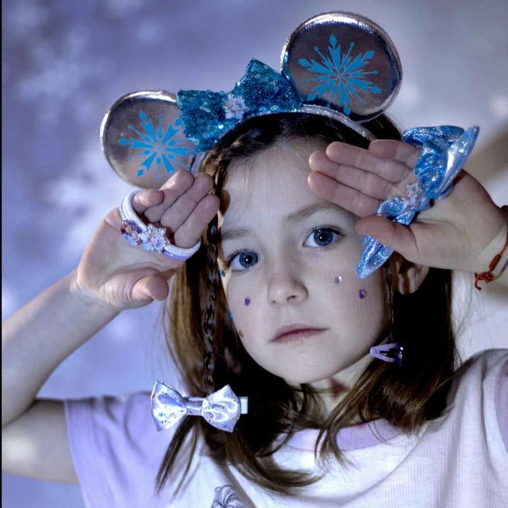 Plaukų raiščiai Princesses Disney Spalvotas Frozen (6 Dalys)