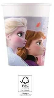 Globos Europe Bv PROCOS Frozen Popieriniai puodeliai, Frozen 2, 200ml, 8 vnt (WM)