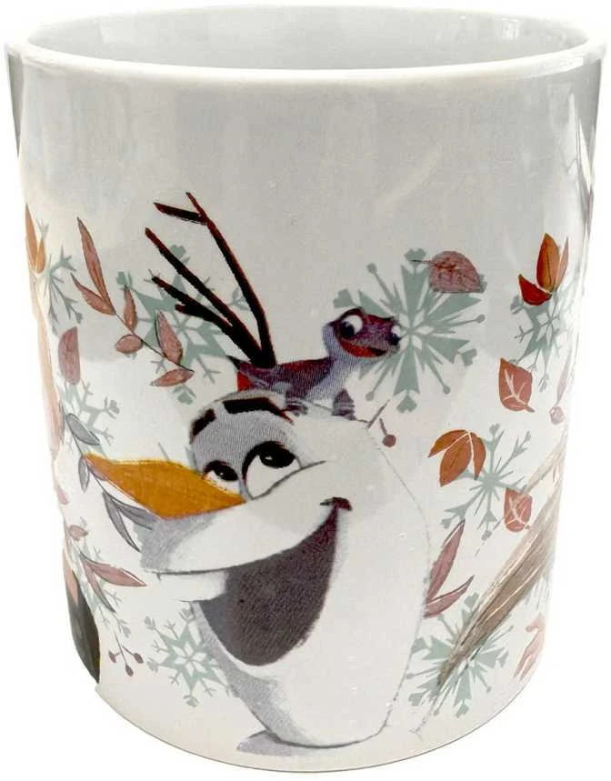 „Disney“ „Ledo šalis“ sniego pasakos porcelianinis puodelis, 325 ml (11 uncijų), dovanų dėžutėje