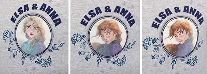 Disney „Ledo šalis“ vaikiškas megztinis su holografiniu raštu 110/116 cm