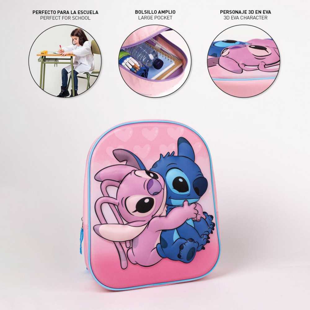 CERDÁ Disney Stitch 3D Angel backpack 31cm