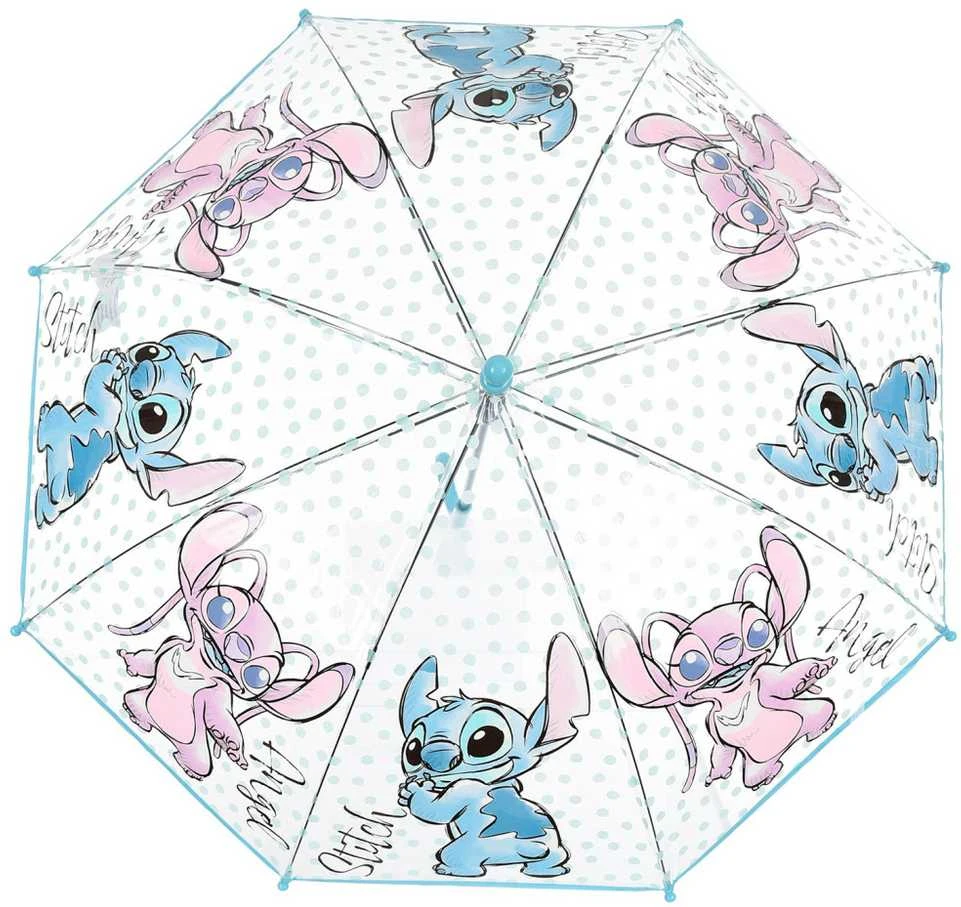 „Disney Lilo and Stitch Angel“ vaikiškas skaidrus skėtis √ò72 cm