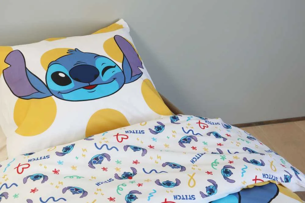 „Disney Lilo and Stitch Dots“ vaikiška patalynės komplektas 100–135 cm, 40–60 cm