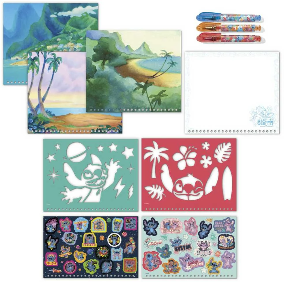 Nezatříděno TOTUM DISNEY STITCH kūrybinis rinkinys Designer Activity Pad, 700093