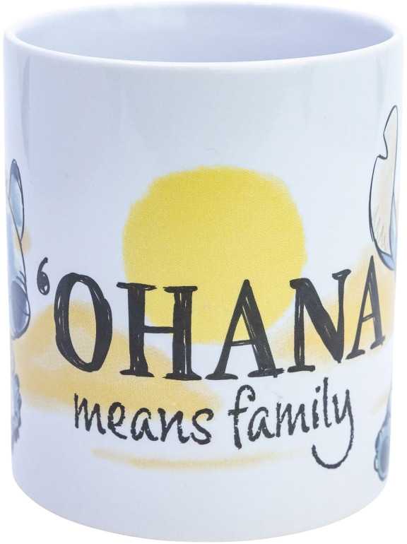 „Disney Lilo and Stitch Family“ porcelianinis puodelis, 325 ml (11 oz), dovanų dėžutėje