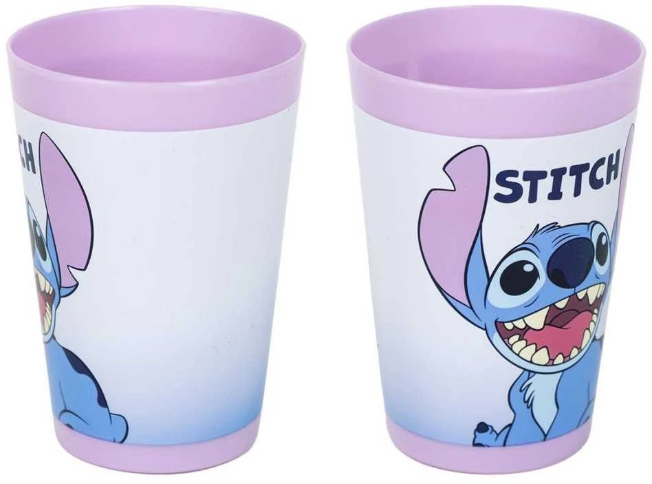 Stitch plastikiniai puodeliai pora