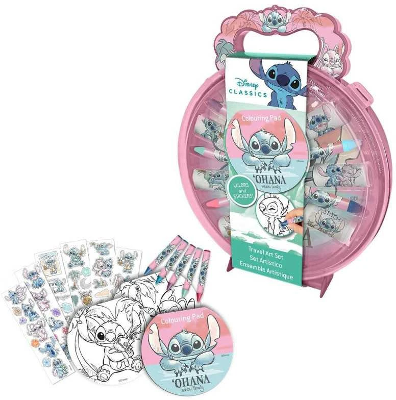 Kids Licensing Vaikams skirti „Euroswan“ – licencijuoti „Rinkinys“ spalvinimo priedai – Lilo ir Stitch