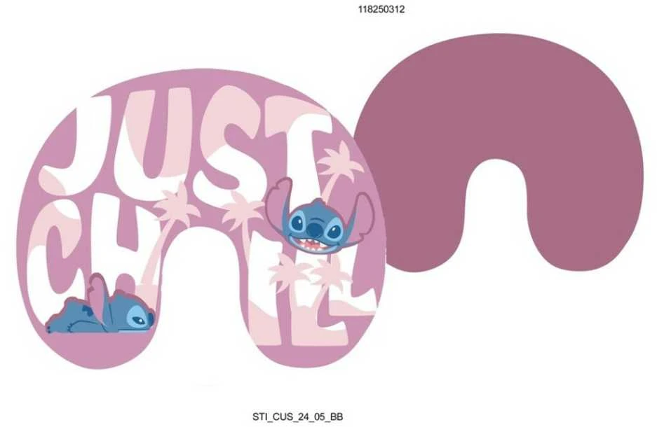 Lilo And Stitch Disney Lilo ir Stitch Just Chill kelioninis kaklo pagalvė