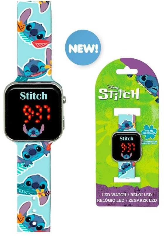 Kids Euroswan Hiszpania Vaikų licencijavimo LED laikrodis Lilo&Stitch KiDS licencijavimas